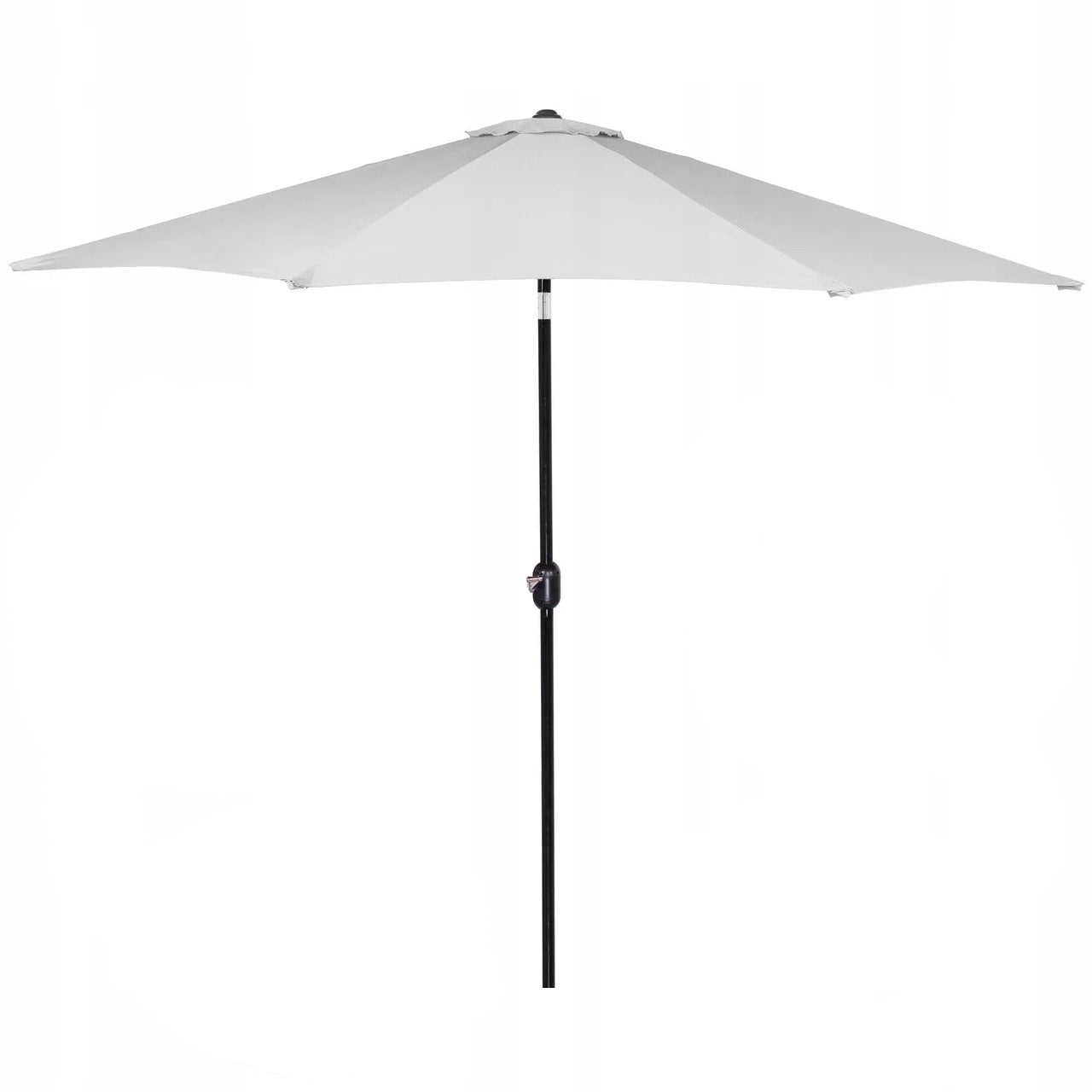 Umbrela terasa gradina, cu manivela si inclinare, GU20E, diametru 300cm, Argintiu