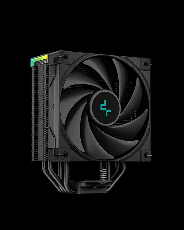 COOLER DeepCool "AK400 DIGITAL SE", combatibil skt. Intel si AMD, racire cu aer, ventilator 120mm, 500 - 1850 rpm, 4x6 mm heatpipes, inaltime 152mm, negru,"R-AK400-BKADMN-GJD"