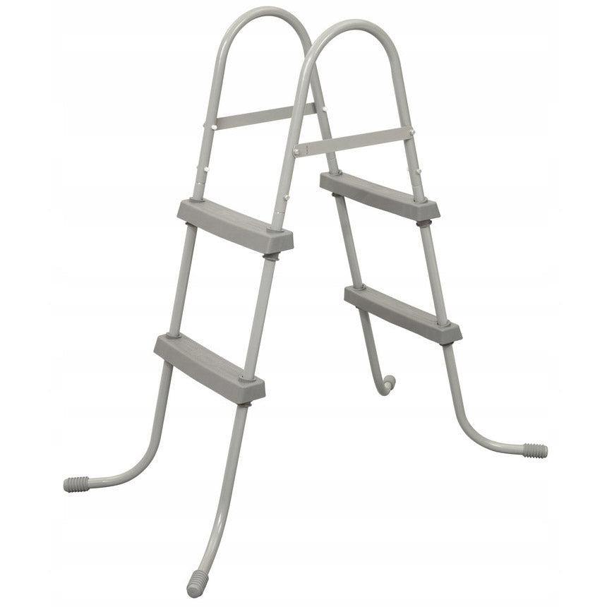 Scara pentru piscina Bestway, cu 2 trepte, 84cm, gri