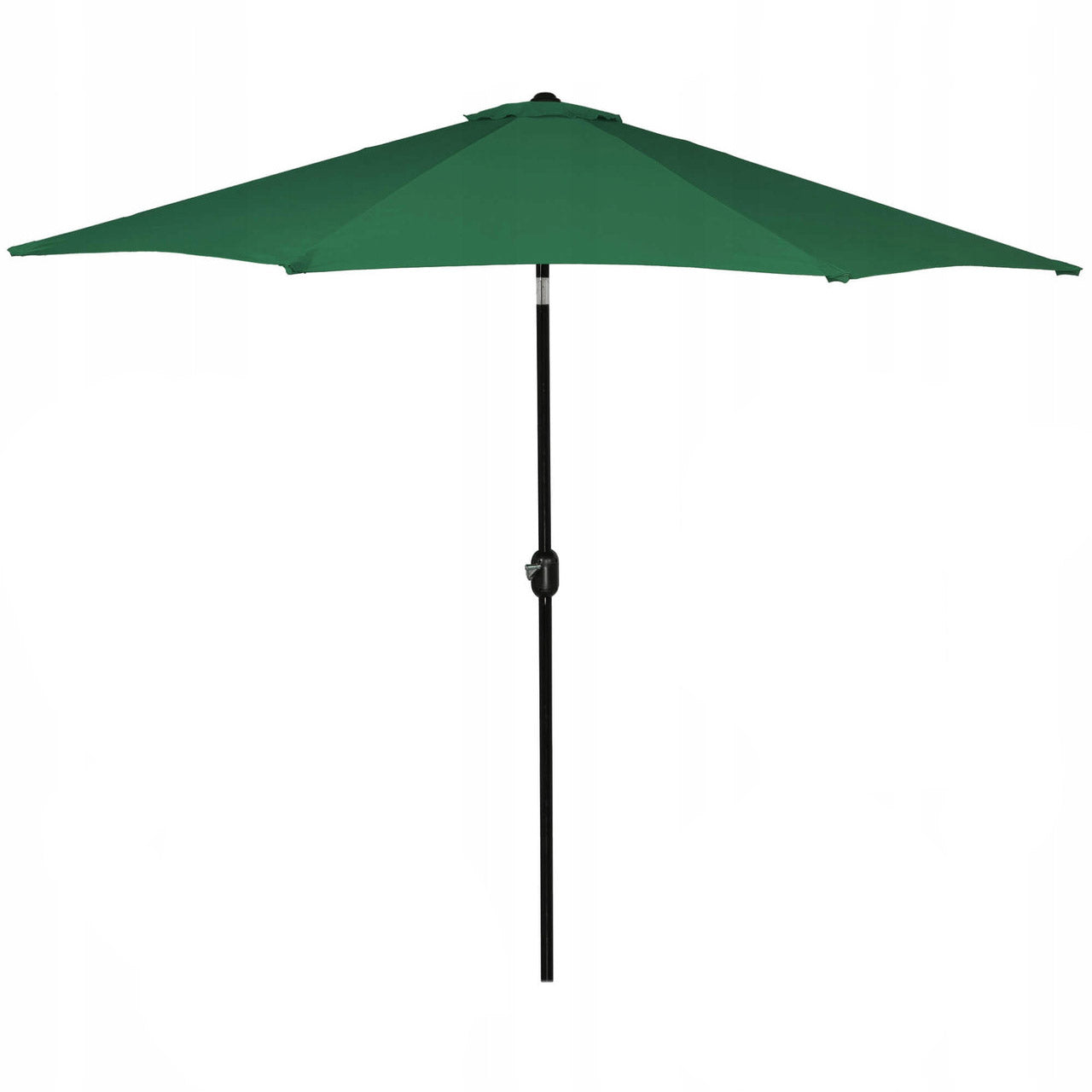 Umbrela terasa gradina, cu manivela si inclinare, GU24, diametru 300cm, Verde