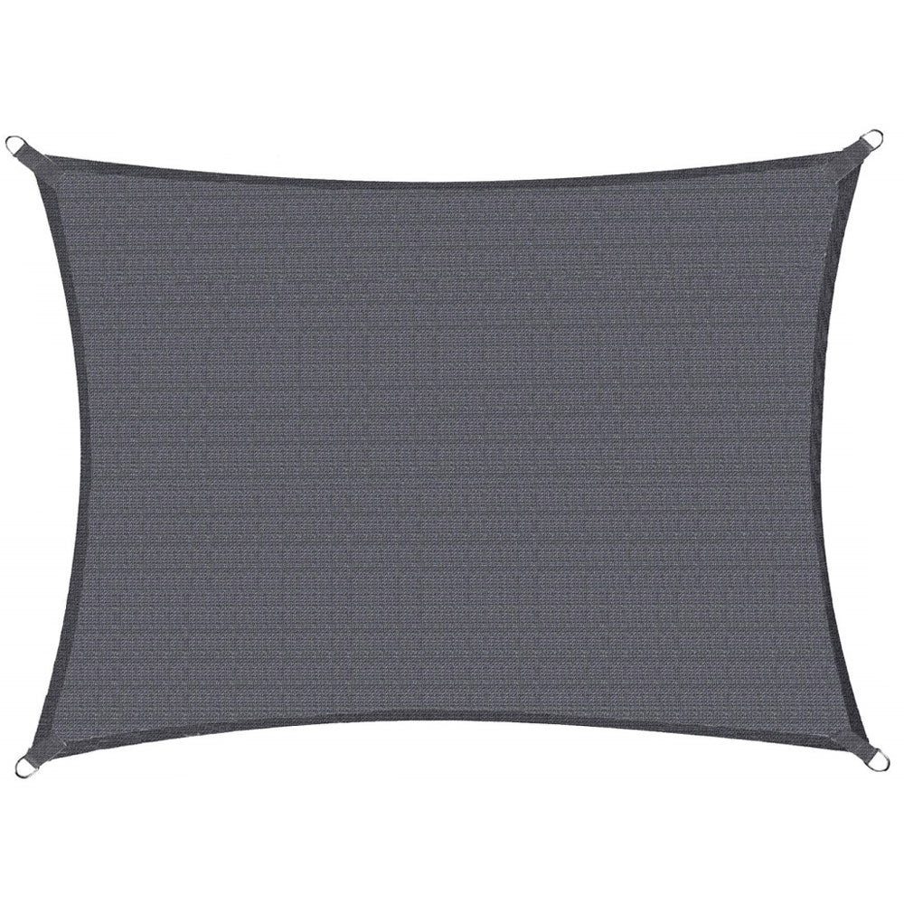 Copertina prelata de soare, dreptunghiulara, impermeabila cu protectie UV, 4x2m, gri