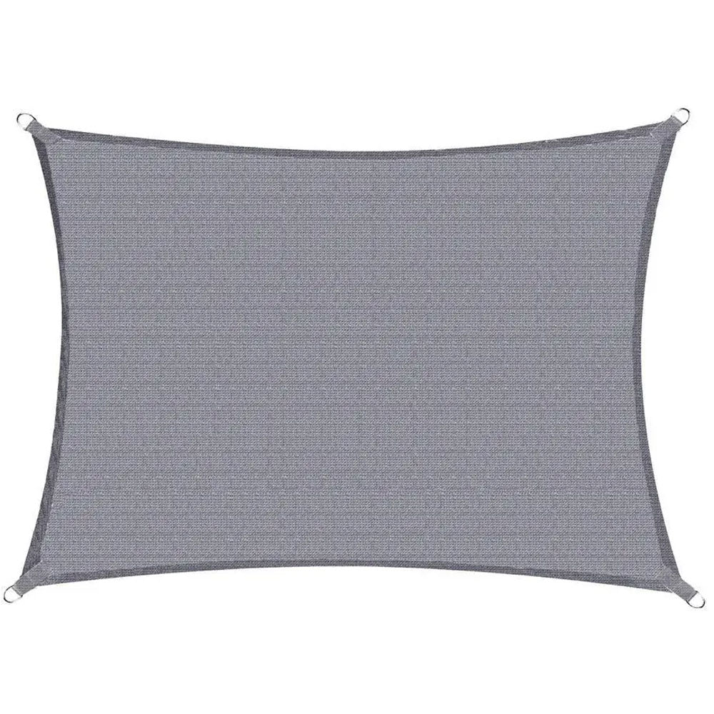 Copertina prelata de soare, dreptunghiulara, impermeabila cu protectie UV, 4x2m, gri deschis