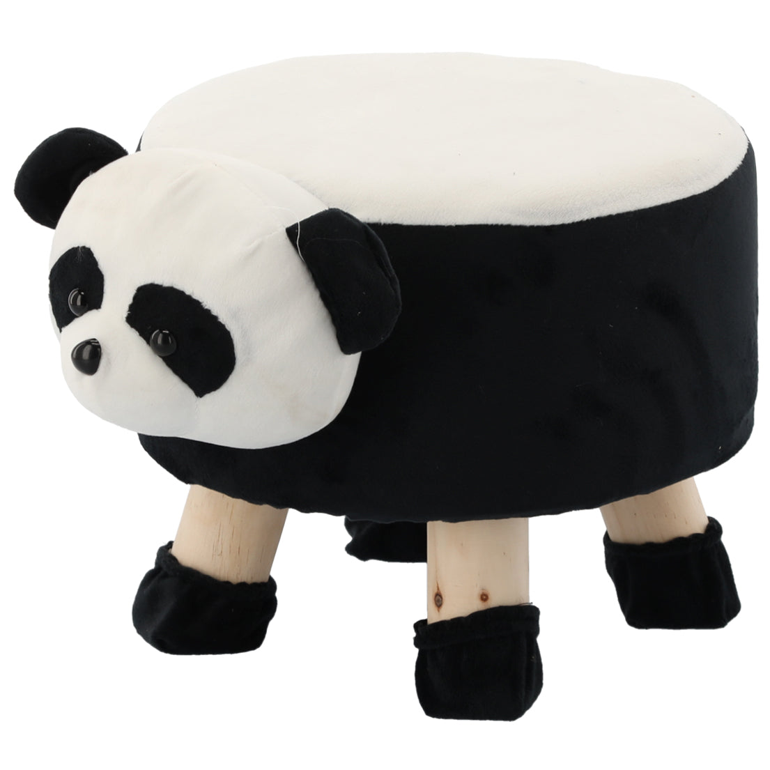 Taburet pentru copii, 28x25cm, maxim 50kg, model panda