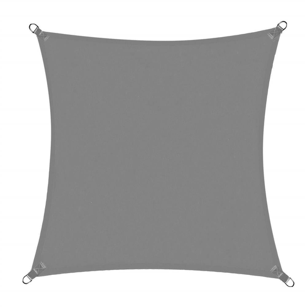 Copertina prelata de soare Sersimo SN151, patrata, impermeabila cu protectie UV, 4x4m, gri inchis