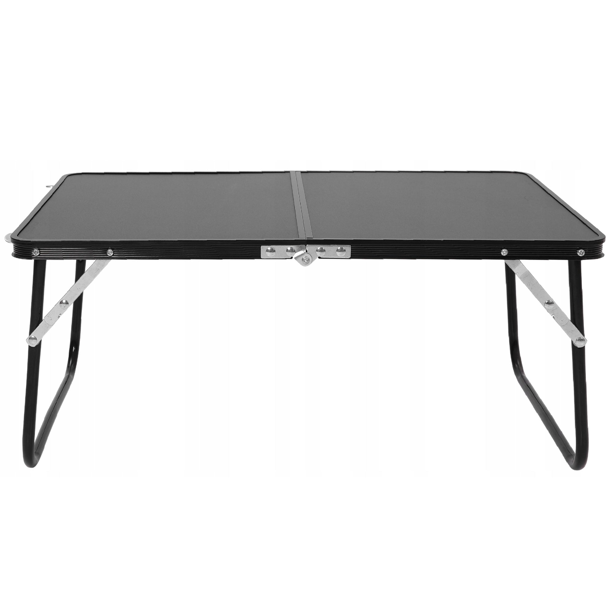 Masa pliabila metalica pentru gradina, plaja sau picnic, blat MDF, 60x42x27cm