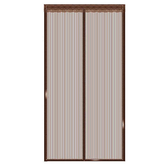 Plasa anti-insecte, cu inchidere magnetica, latime 80-100cm, inaltime 210-220cm, maro