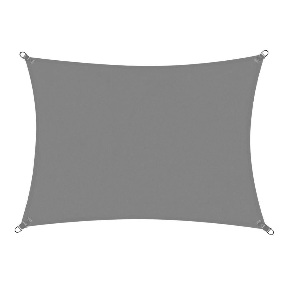 Copertina prelata de soare Sersimo SN153, dreptunghiulara, impermeabila cu protectie UV, 3x2m, gri inchis