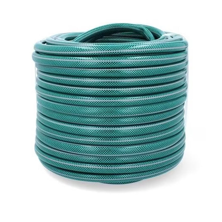 Furtun gradina armat Premium, 1/2" diametru, 50 m, protectie UV, 8 bar presiune, 4 straturi, verde