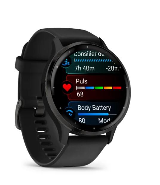 SMARTWATCH Garmin Ceas Garmin Venu 3 Black, Slate,"010-02784-01"