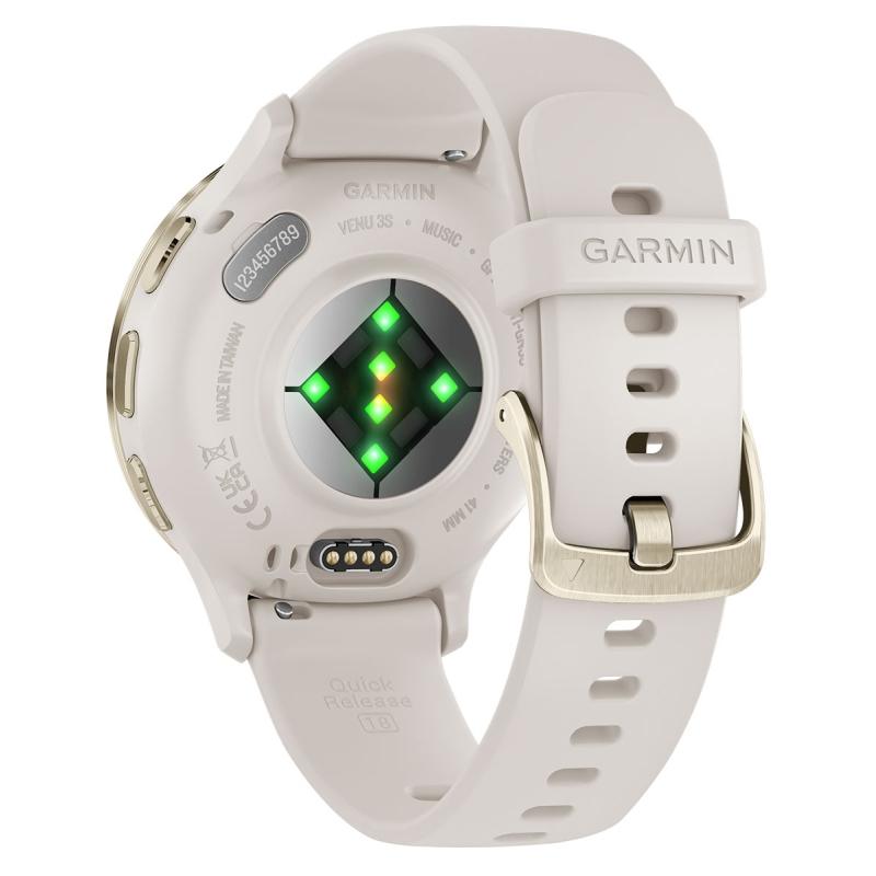 SMARTWATCH Garmin Ceas Garmin Venu 3S, Ivory/ Soft Gold,"010-02785-04"