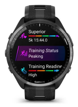 Smartwatch Garmin Forerunner 965 GPS, 47mm, Ecran AMOLED 1.4