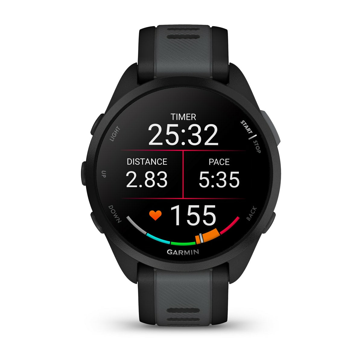Smartwatch Forerunner 165 Music Black/Slate grey "010-02863-30"
