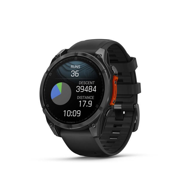 Smartwatch fenix 8 47 mm AMOLED Slate grey with Black silicone band "010-02904-00"