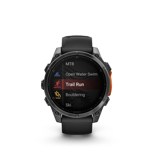 Smartwatch fenix 8 47 mm AMOLED Slate grey with Black silicone band "010-02904-00"