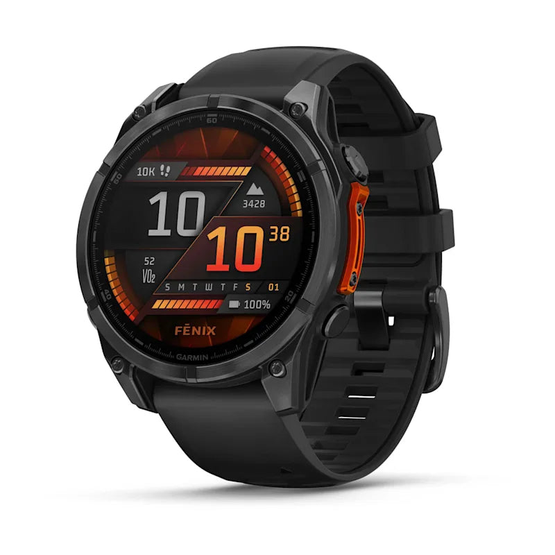 Smartwatch fenix 8 47 mm AMOLED Slate grey with Black silicone band "010-02904-00"