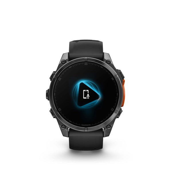 Smartwatch fenix 8 47 mm AMOLED Slate grey with Black silicone band "010-02904-00"