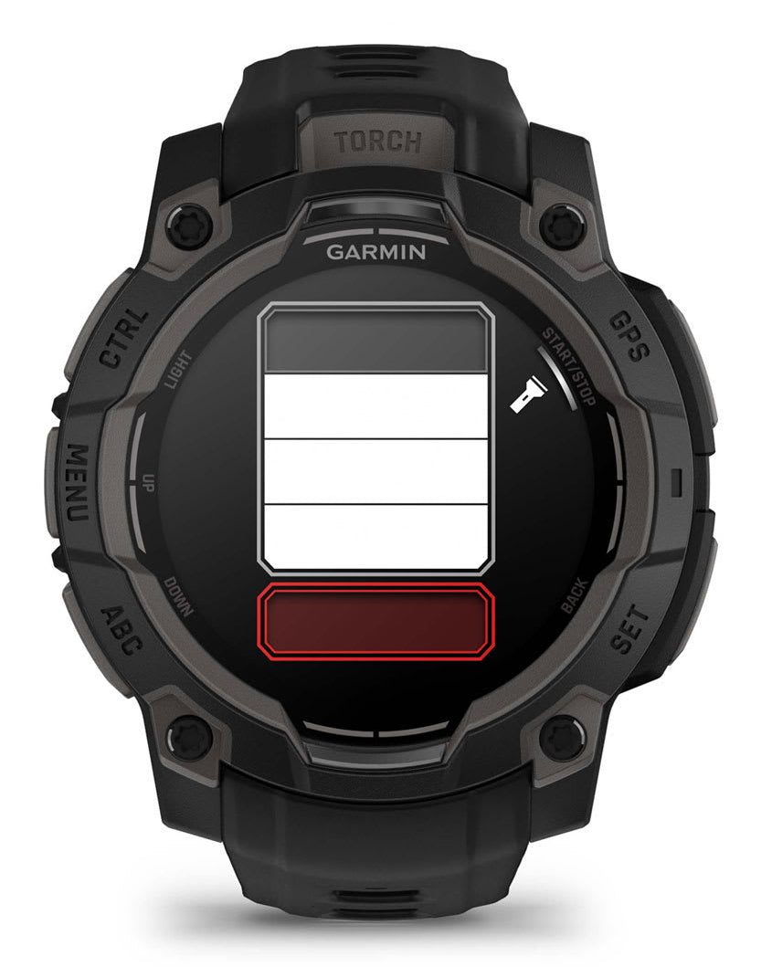 Smartwatch Instinct 3 45 mm, AMOLED Black with black band "010-02936-00"