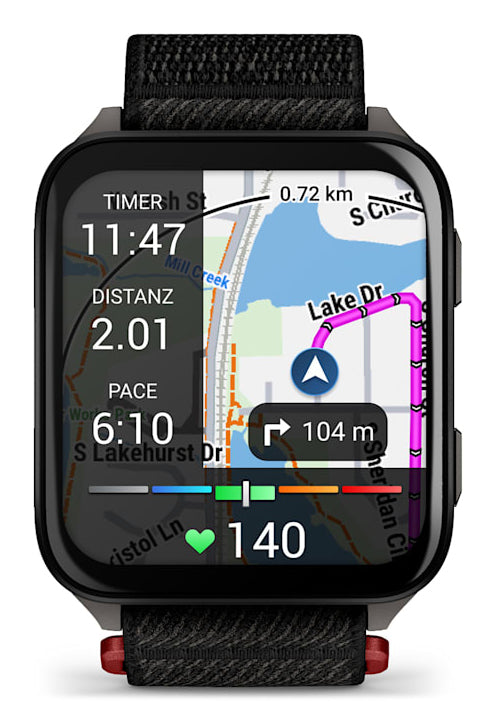 Smartwatch Venu X1 Black with Slate Titanium Caseback and Black ComfortFit Nylon Band "010-02980-02"