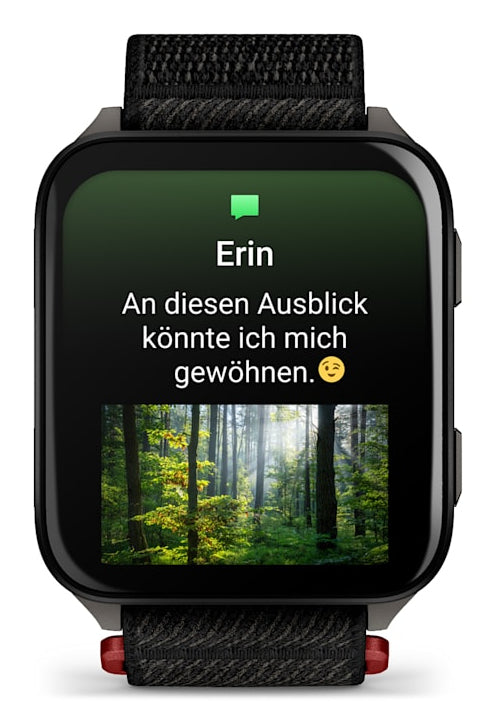 Smartwatch Venu X1 Black with Slate Titanium Caseback and Black ComfortFit Nylon Band "010-02980-02"
