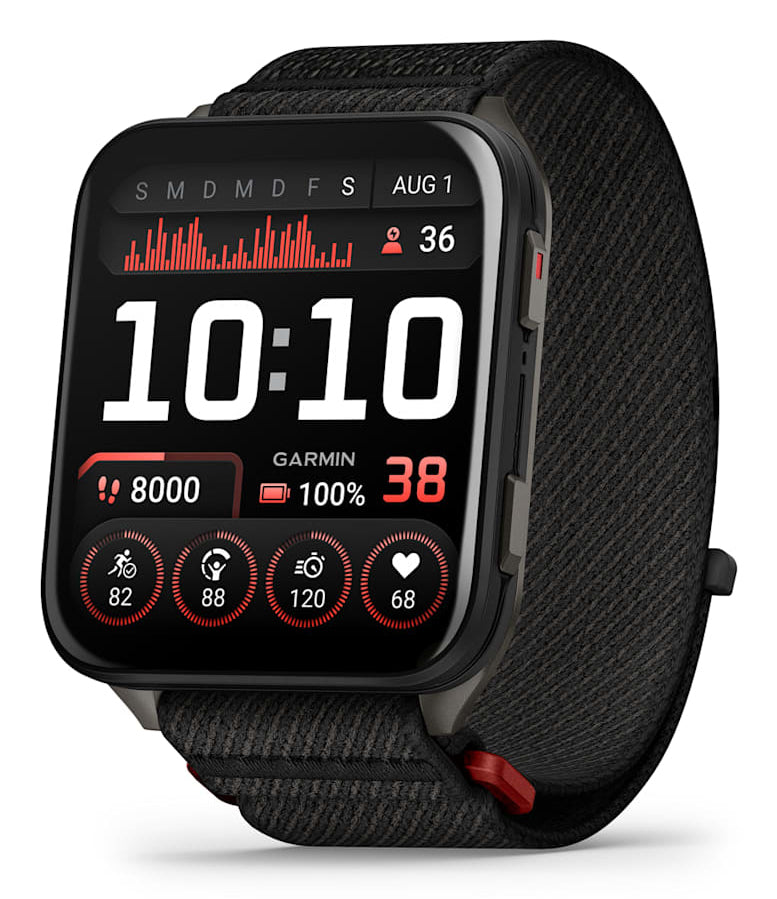Smartwatch Venu X1 Black with Slate Titanium Caseback and Black ComfortFit Nylon Band "010-02980-02"