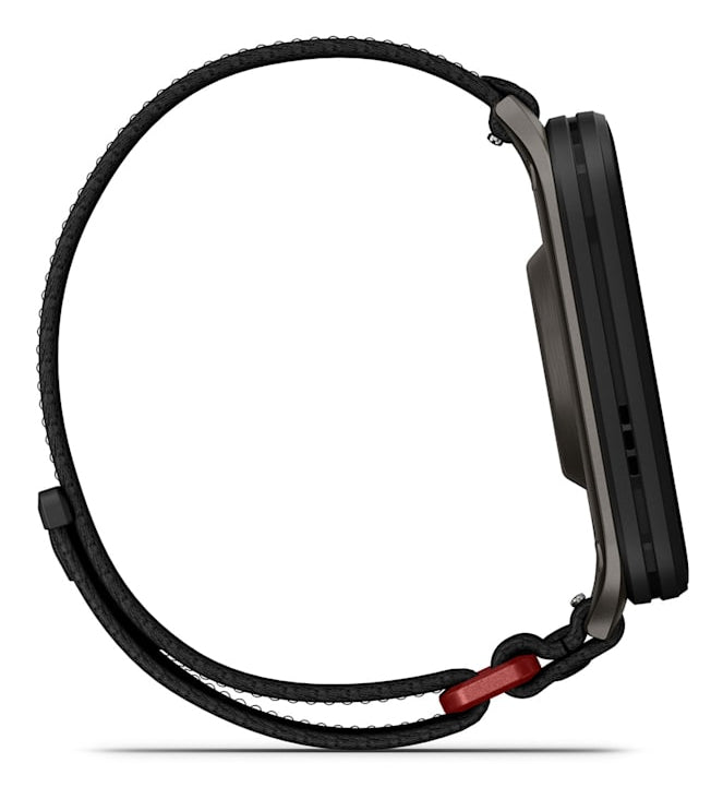 Smartwatch Venu X1 Black with Slate Titanium Caseback and Black ComfortFit Nylon Band "010-02980-02"