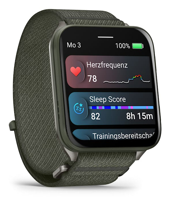 Smartwatch Venu X1 Moss with Titanium Caseback and Moss ComfortFit Nylon Band "010-02980-03"