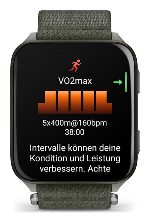 Smartwatch Venu X1 Moss with Titanium Caseback and Moss ComfortFit Nylon Band "010-02980-03"