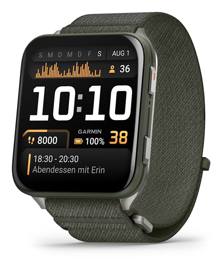 Smartwatch Venu X1 Moss with Titanium Caseback and Moss ComfortFit Nylon Band "010-02980-03"