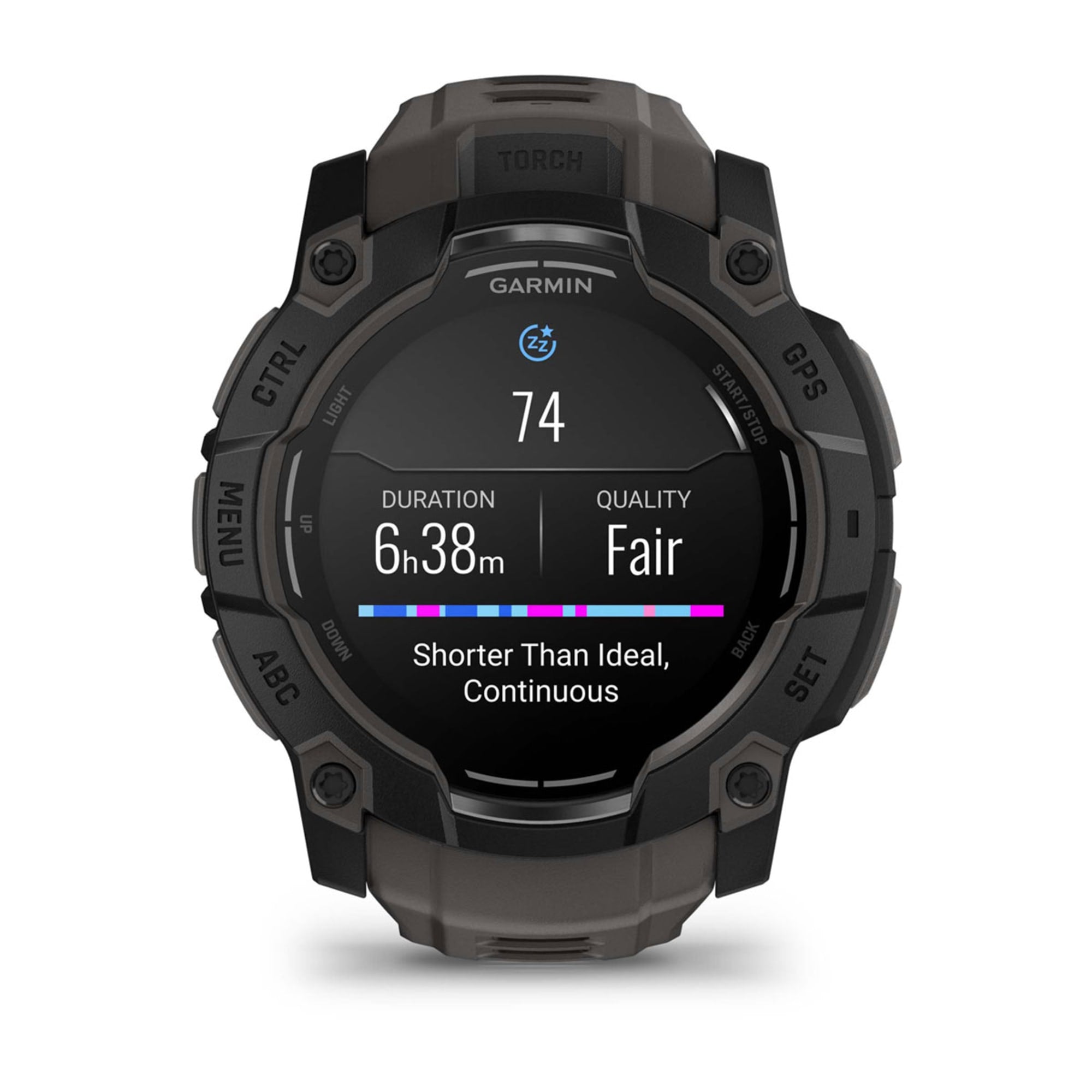 Smartwatch Instinct 3 50 mm, AMOLED Black with Charcoal Band "010-03020-00"