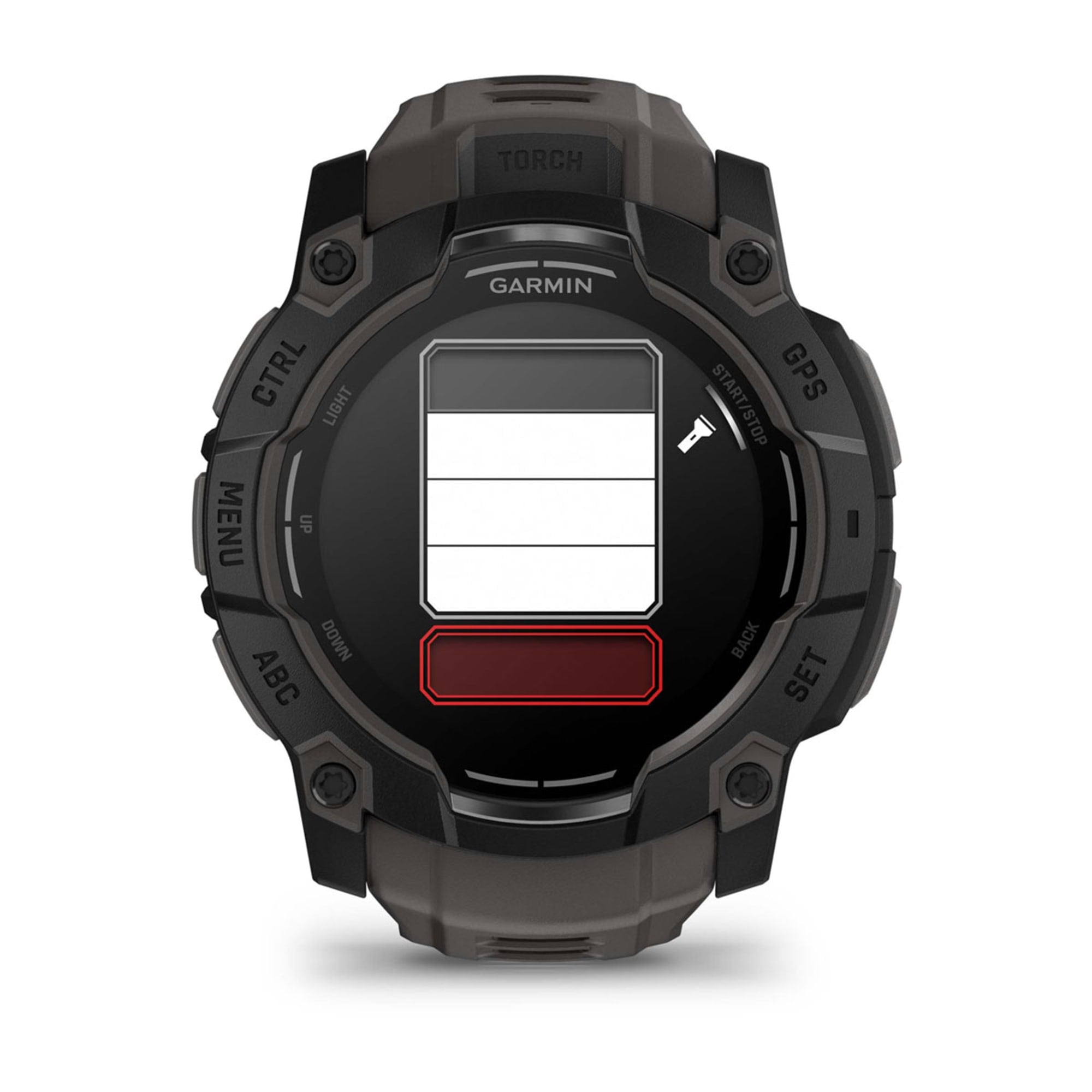 Smartwatch Instinct 3 50 mm, AMOLED Black with Charcoal Band "010-03020-00"