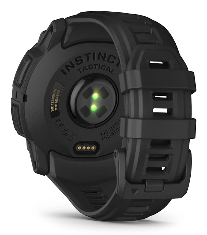 Smartwatch Instinct 3 50 mm AMOLED Tactical Edition Black with Black Band "010-03020-50"