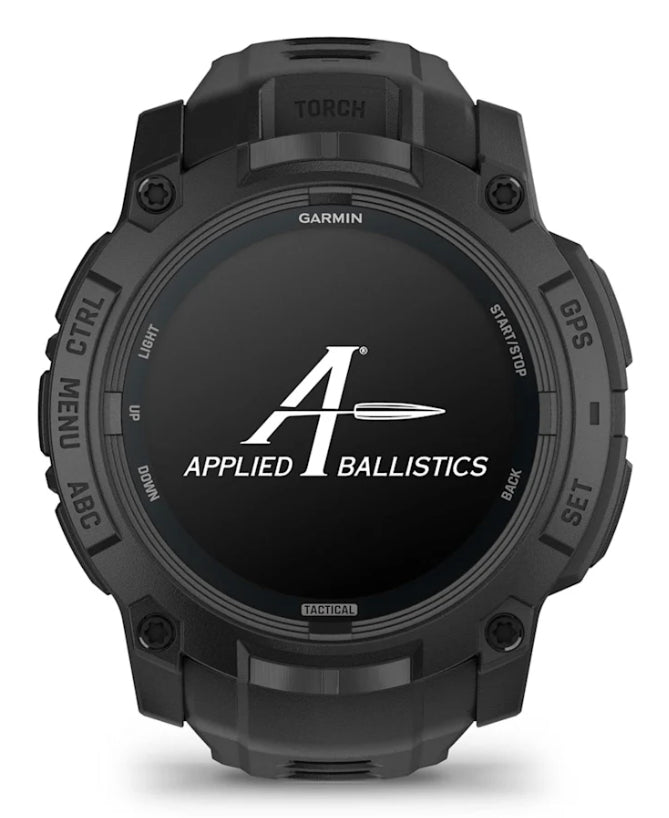 Smartwatch Instinct 3 50 mm AMOLED Tactical Edition Black with Black Band "010-03020-50"