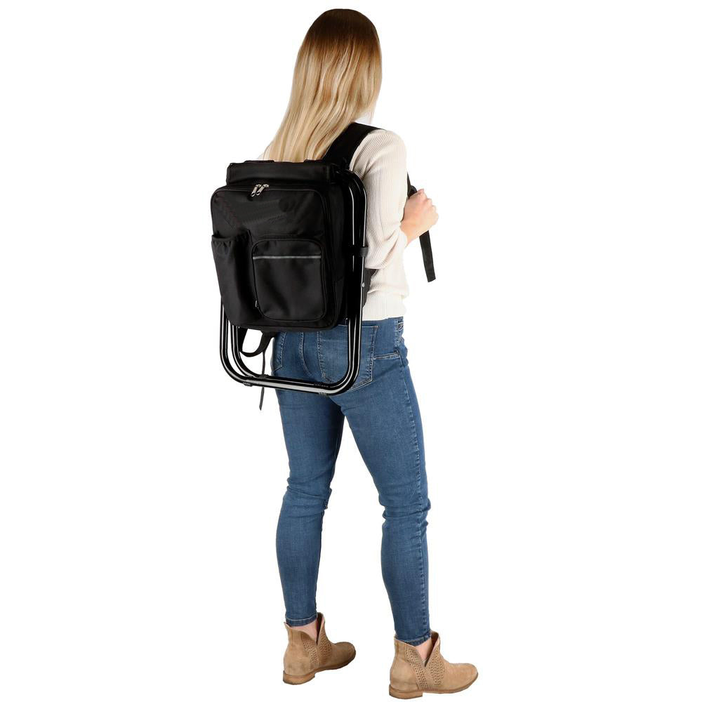 Scaun de drumetie pliabil tip rucsac pentru camping, izopren, sarcina 100kg