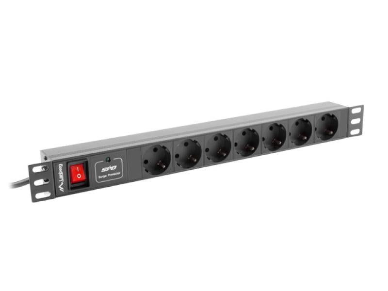 Unitate  alimentare Pdu 19", 7 prize ng (Unitate distributie alimentare Pdu 19")