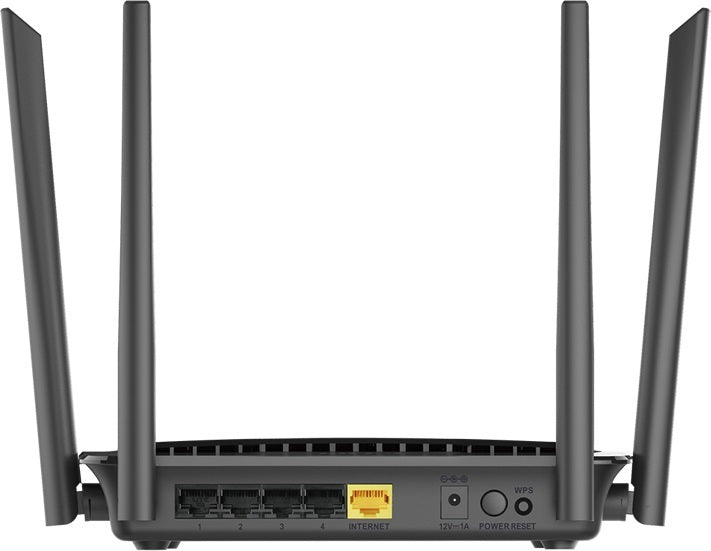 ROUTER D-Link wireless 1200Mbps, 4 porturi Gigabit, 4 antene externe, Dual Band AC1200 (867/300Mbps), 