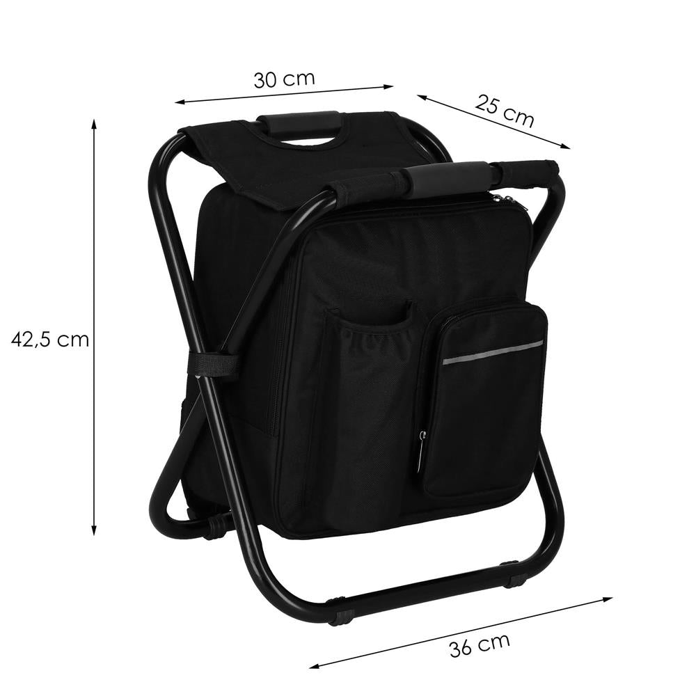 Scaun de drumetie pliabil tip rucsac pentru camping, izopren, sarcina 100kg