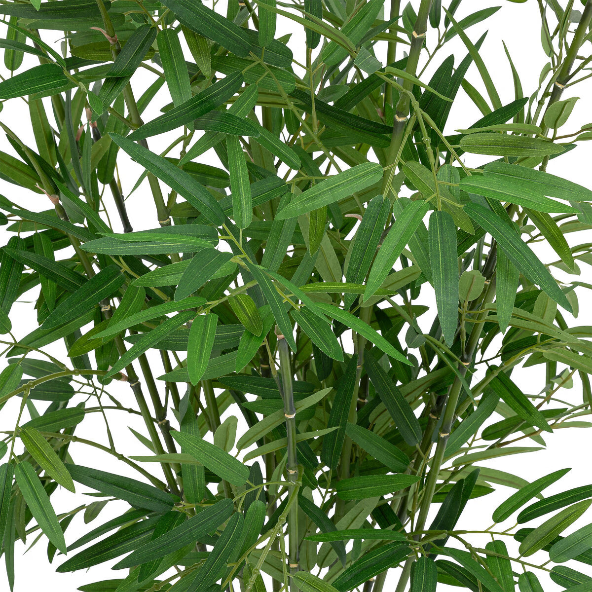 Bambus artificial Atmosphera cu ghiveci din material natural, 100 cm, verde