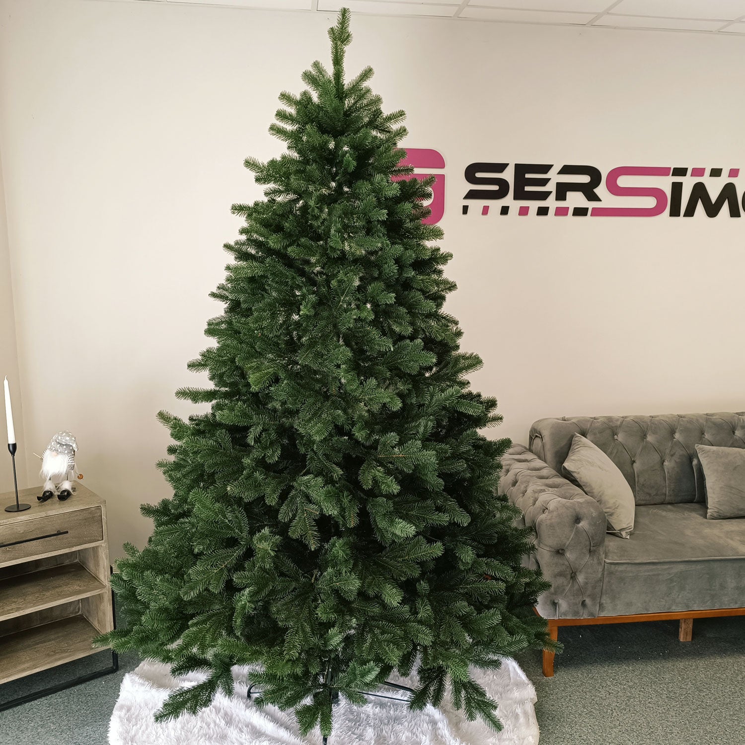 Brad artificial Christmas Deluxe by Sersimo, Kovalivska verde, 3D, 250cm