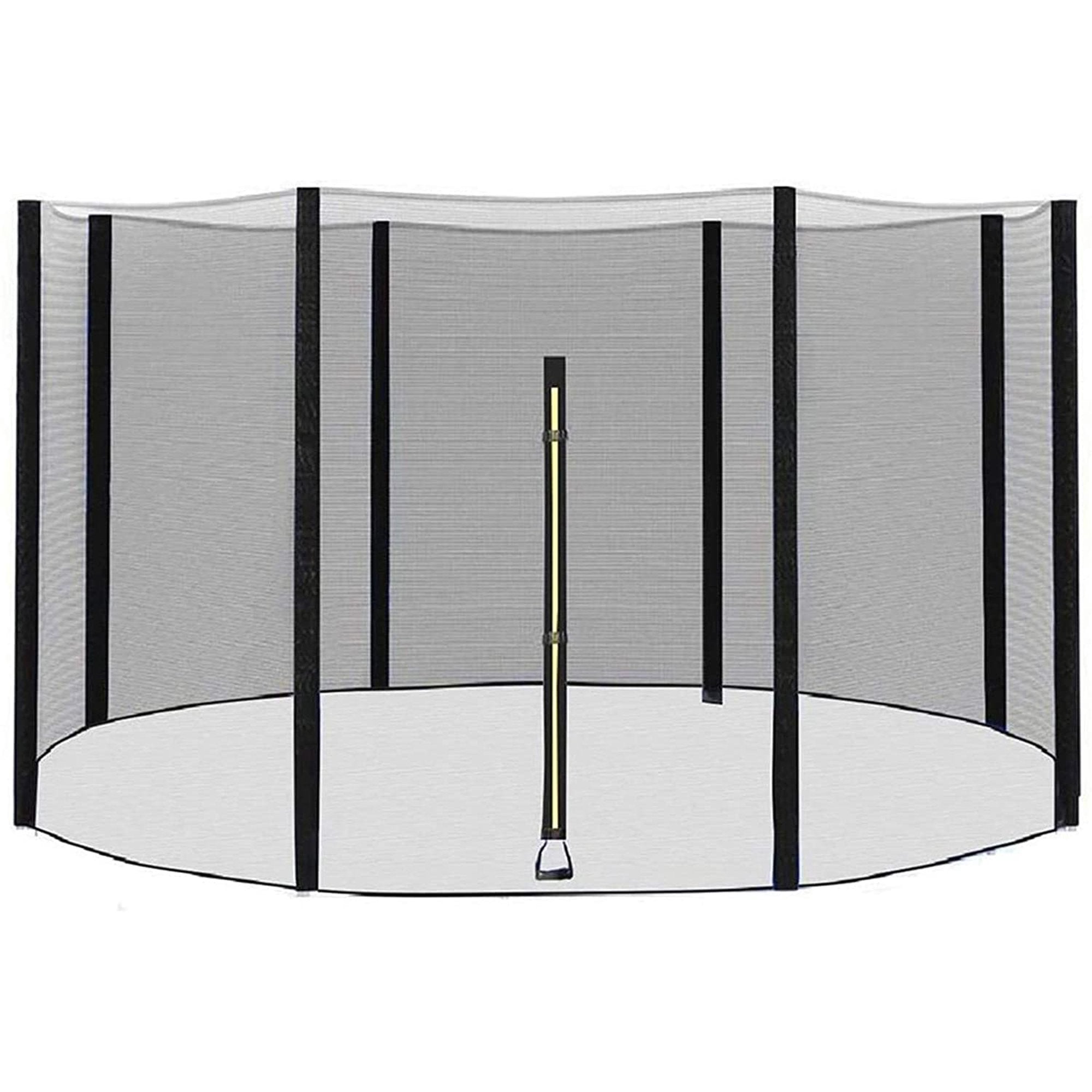 Plasa de siguranta si protectie pentru trambuline, 305 cm, inaltime 180 cm, cu 6 stalpi exteriori