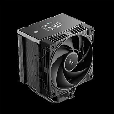 COOLER DeepCool "AK700 G2 DIGITAL NYX" skt. Intel si AMD, racire cu aer, vent. 120mm, 2700 rpm, 7 heatpipes, inaltime 157mm, top cover digital, negru,"R-AK700-BKNNMN-GJD-1"