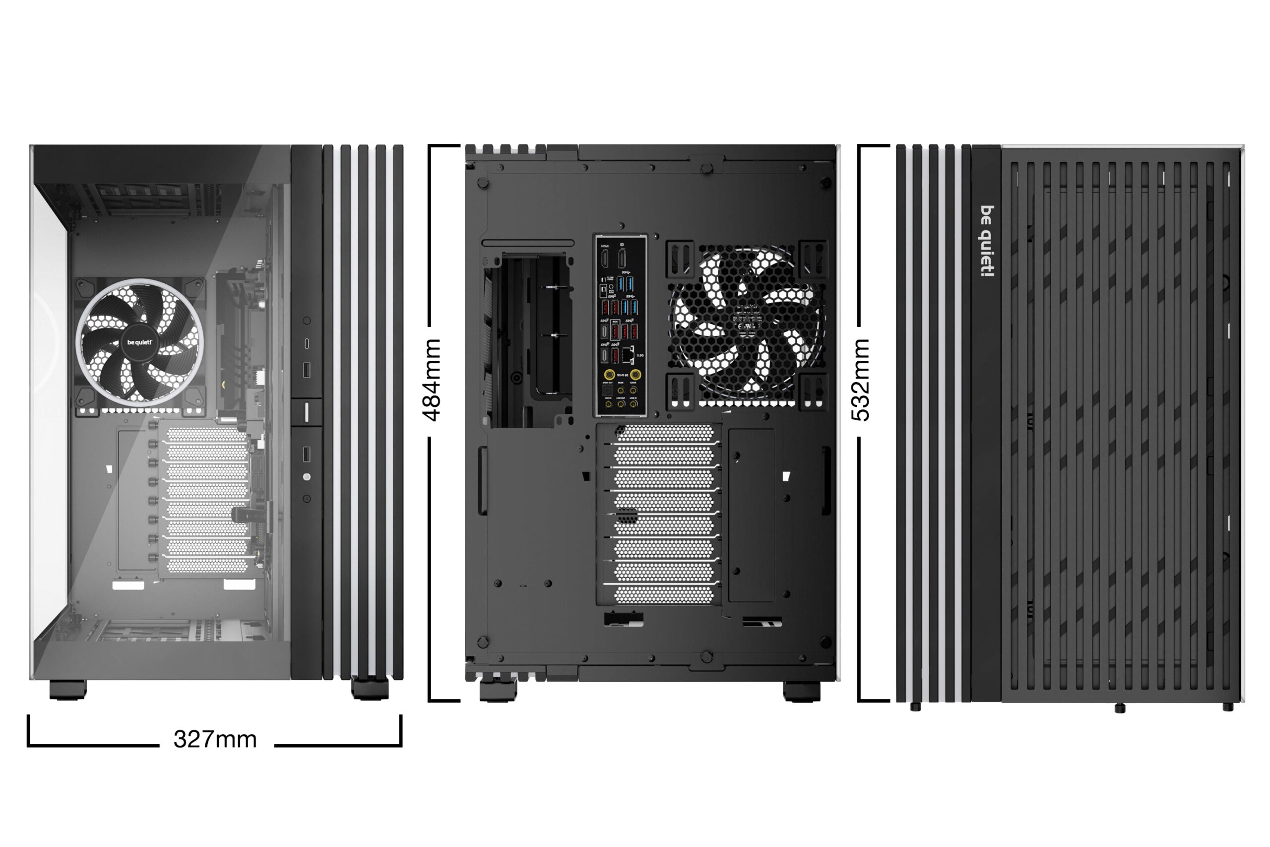 CARCASA be quiet "Light Base 900 FX", middle tower, gaming, "BGW71"