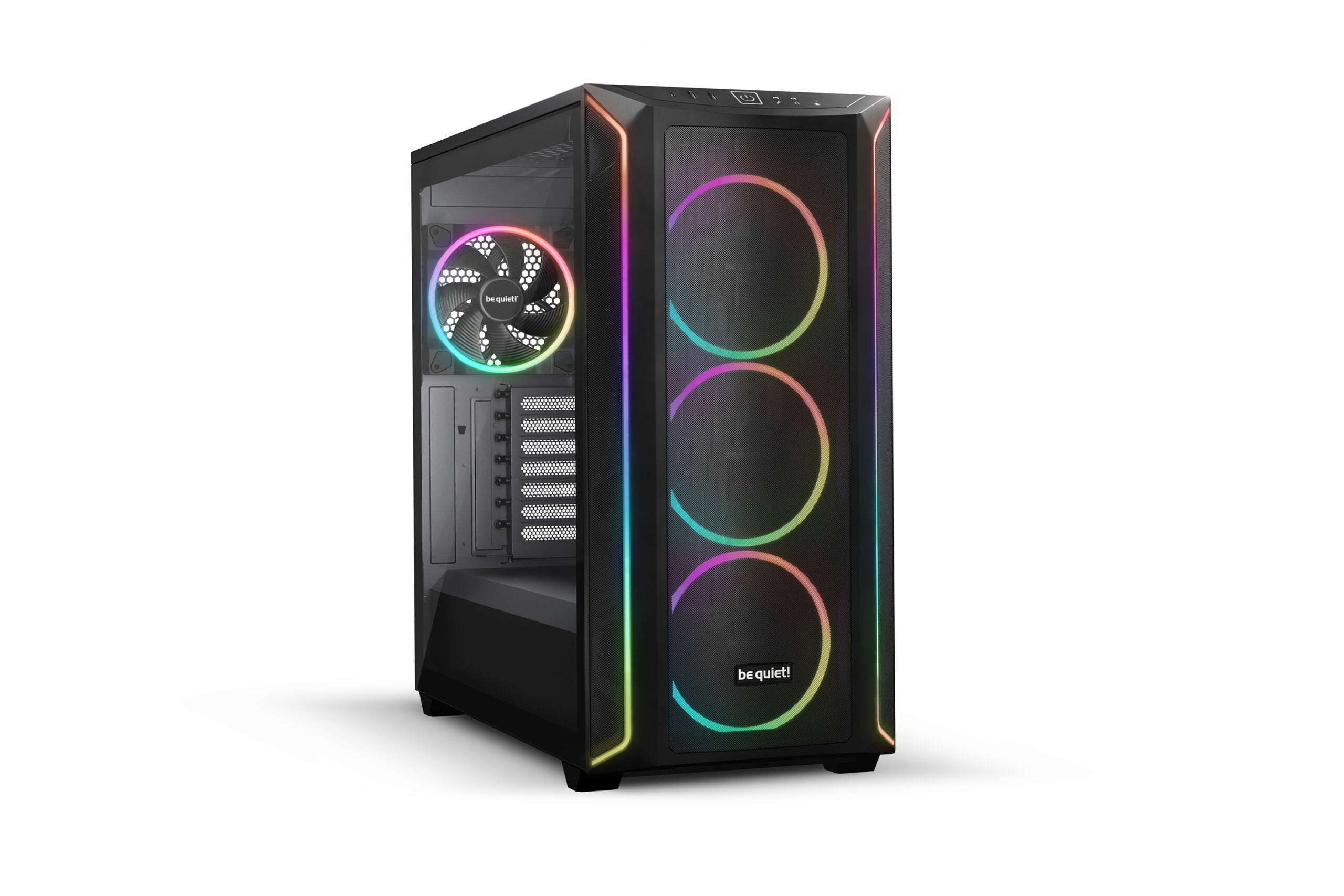 CARCASA be quiet "Shadow Base 800 FX", middle tower, gaming, fara sursa, PSU shroud, 7 sloturi expansiune, negru, "BGW63"