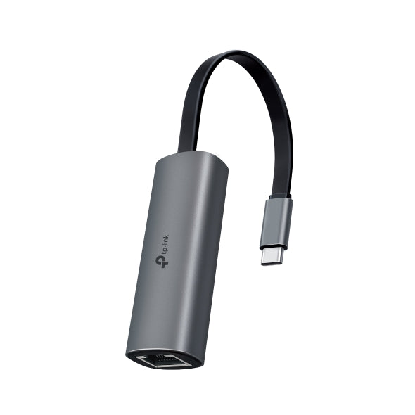 ADAPTOR RETEA TP-LINK , extern, USB-C, port RJ-45 Gigabit LAN, 2.5 Gbps, metalic, gri "UE302C"