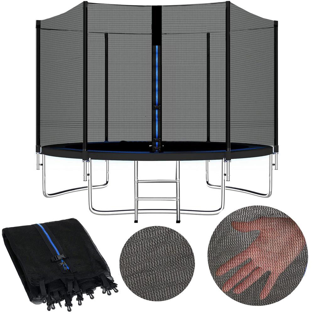 Trambulina Black, cu scara si plasa de protectie exterioara, 180 cm, 120kg - 2