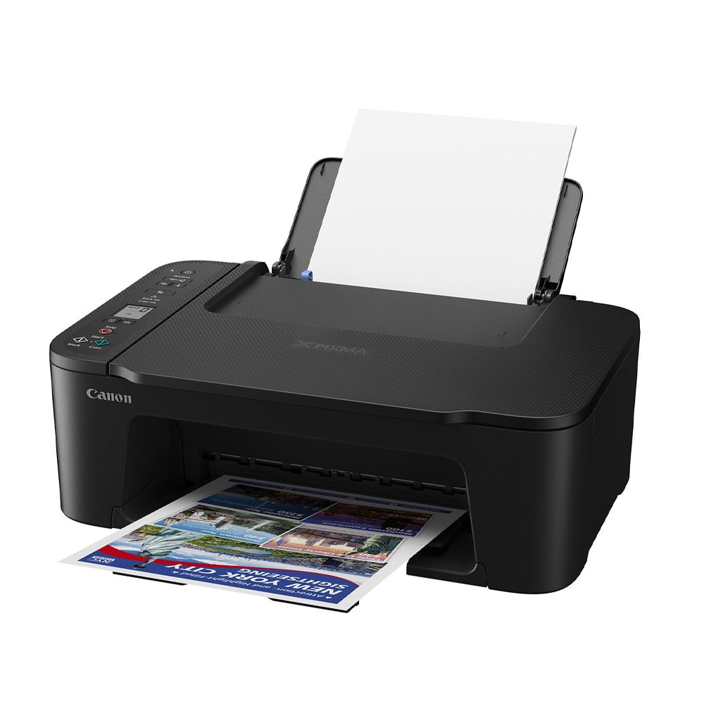 Multifunctional InkJet Color Canon TS3750i, A4, Functii: Impr.|Scan.|Cop., Viteza de Printare Monocrom: 7.7ppm, Viteza de printare Color 4ppm, Conectivitate:USB|WIFI, Duplex:Nu, ADF:Nu Negru (incl.TV 8lei) 