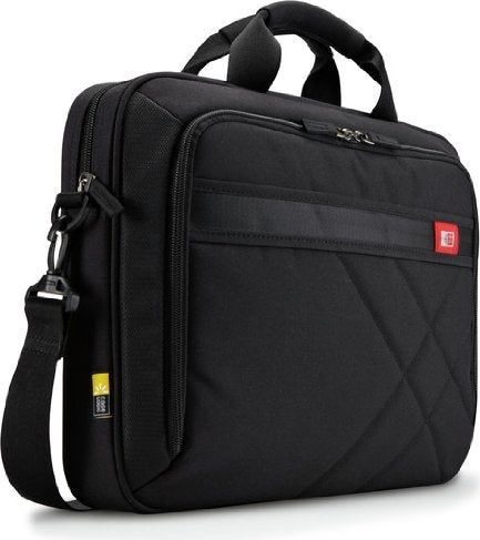 GEANTA CASE LOGIC, pt. notebook de max. 17 inch, 1 compartiment, buzunar frontal | buzunar dorsal, waterproof, poliester, negru, 3201434 "DLC-117 BLACK"