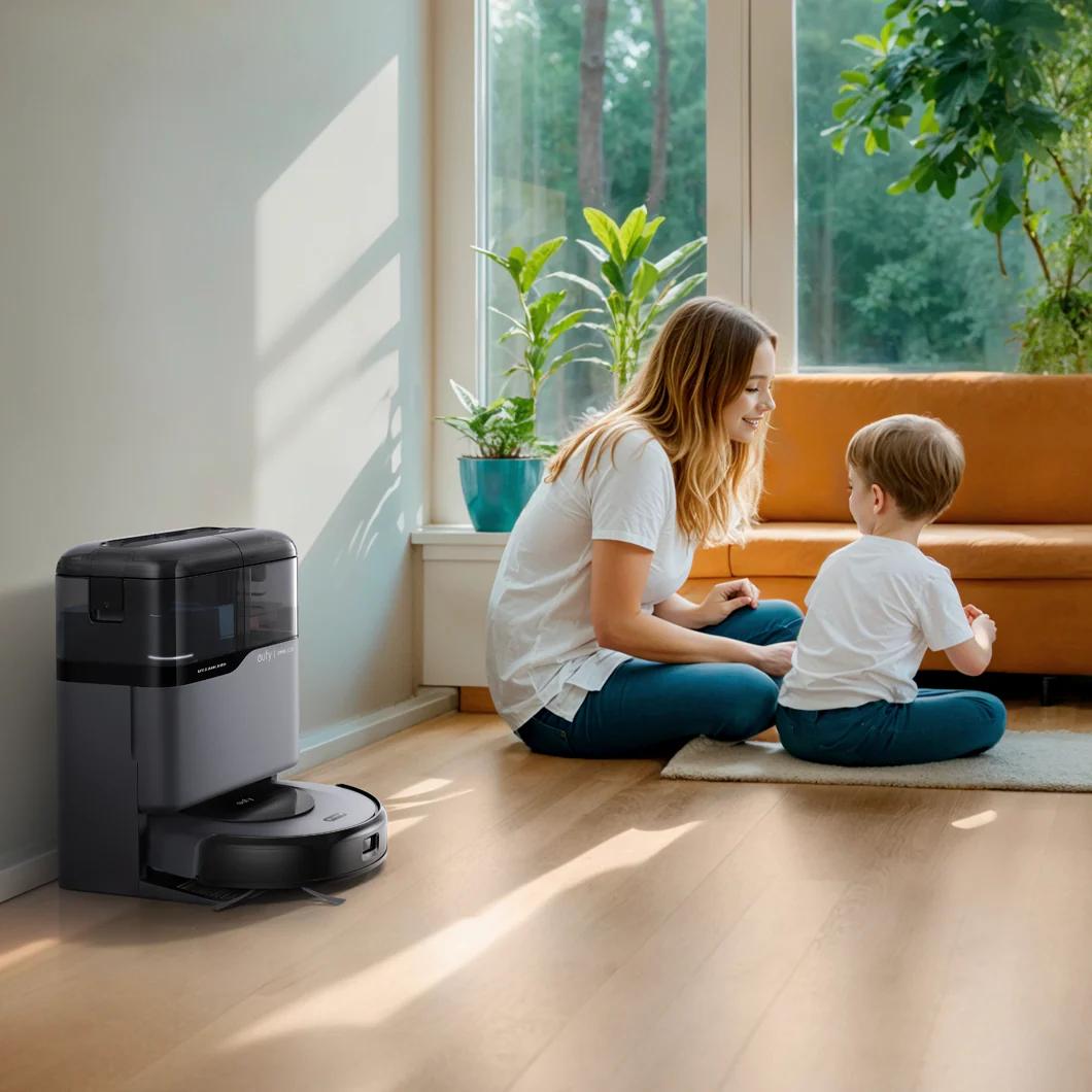 Robot All-in-One Anker "eufy Omni C20", 7.000 Pa, aspirare uscata si umeda, Wi-Fi, multi-suprafete, volum rezervor 3.1L, negru, "T2280G11" - 0194644209216