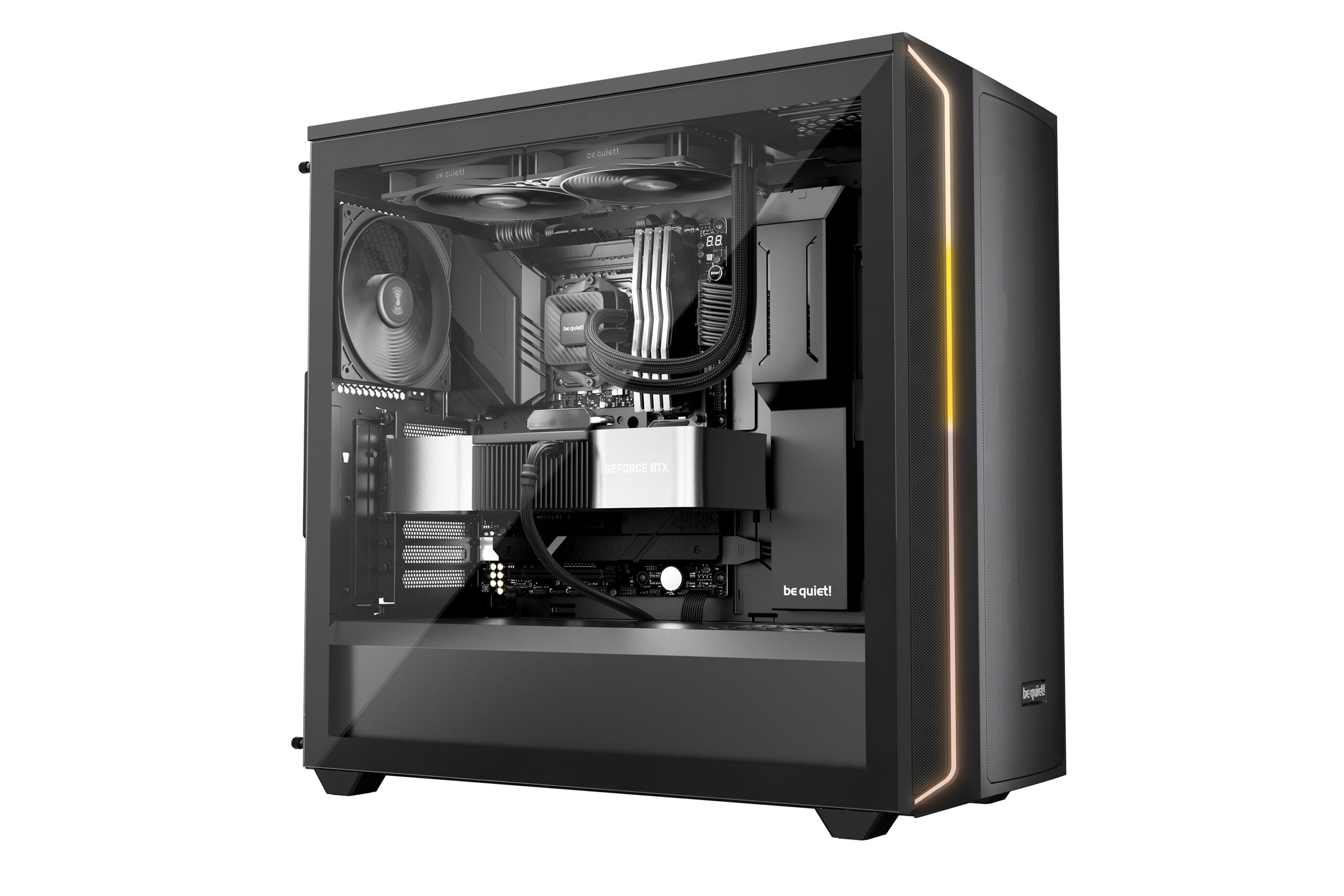 COOLER be quiet "PURE&nbsp;LOOP 3", skt. LGA1851, LGA 1700, AM4, AM5, racire cu lichid, 2 x 120mm, 2100 RPM, negru "BW027EU"