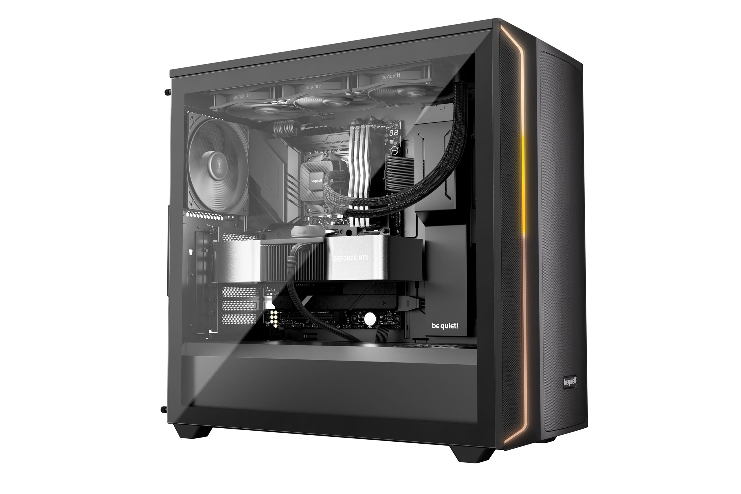 COOLER be quiet "PURE&nbsp;LOOP 3", skt. LGA1851, LGA 1700, AM4, AM5, racire cu lichid, 3 x 120mm, 2100 RPM, negru "BW029EU"