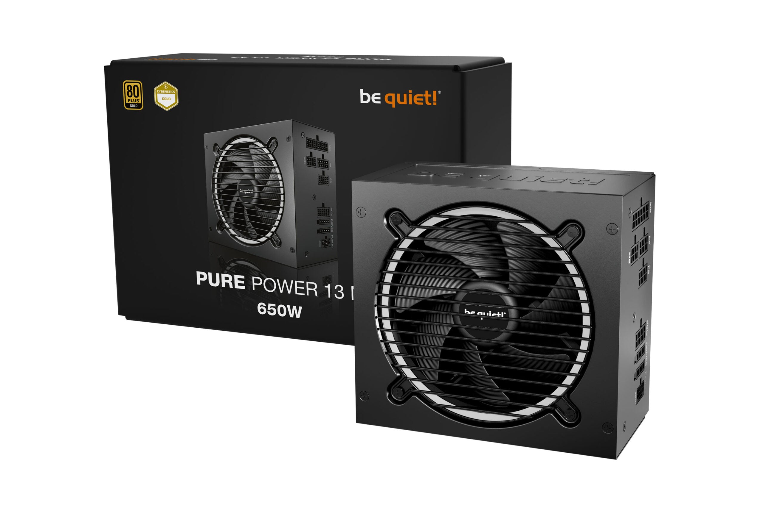 SURSA be quiet "PURE&nbsp;POWER 13 M", 650W, certificare 80 Plus Gold, modulara, LLC + SR + DC/DC, fan 120mm, negru, "BP025EU"